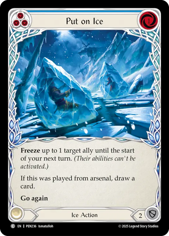 Put On Ice (Blue)