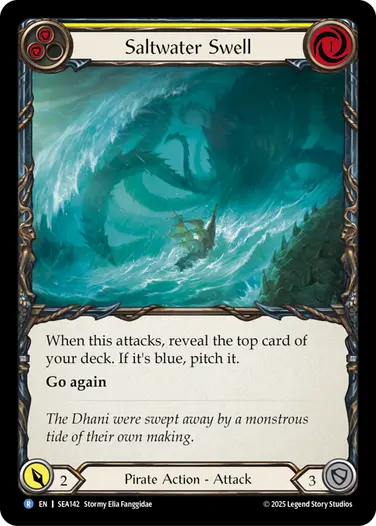 Saltwater Swell (Yellow)