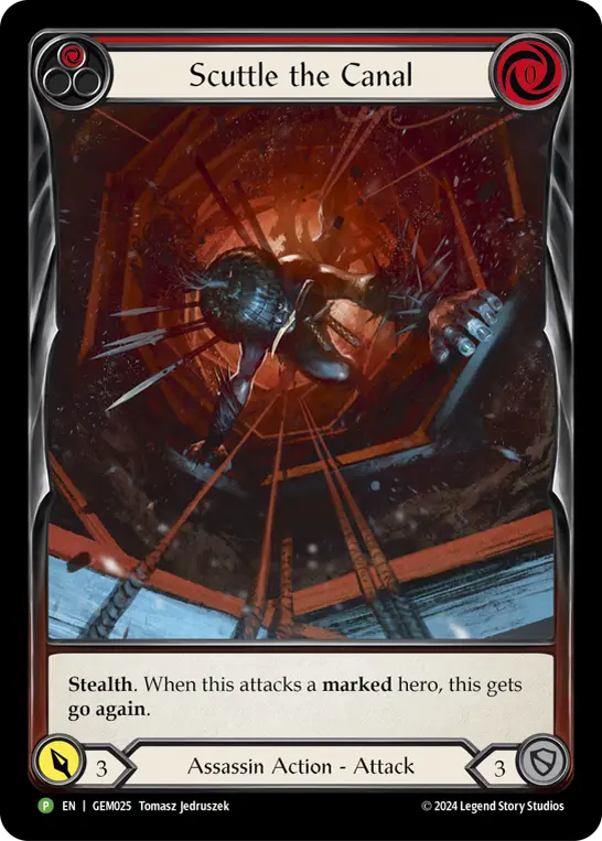 Scuttle the Canal (Red) - Image 2