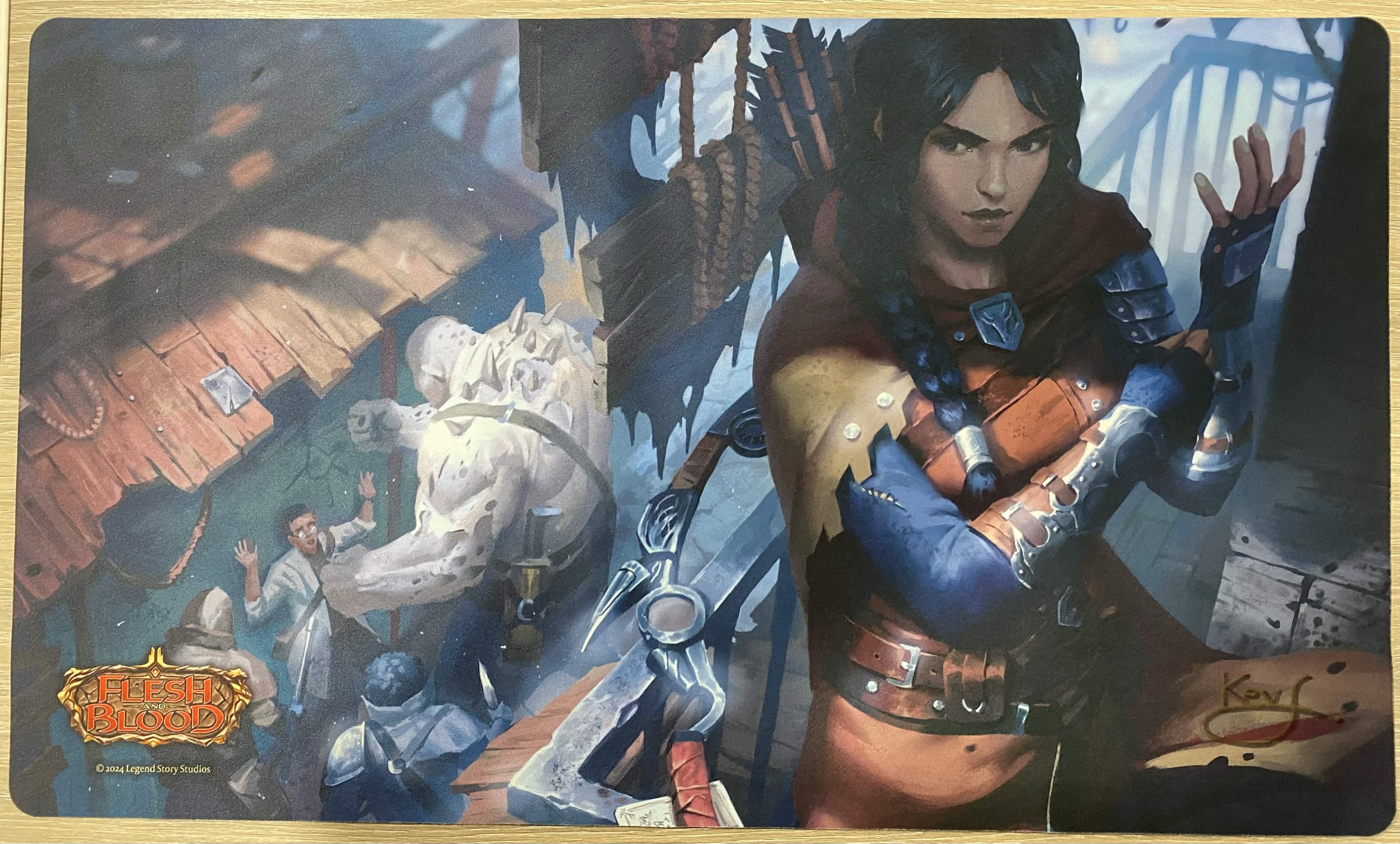 FAB - Seek and Destroy Playmat (Artist Signed)