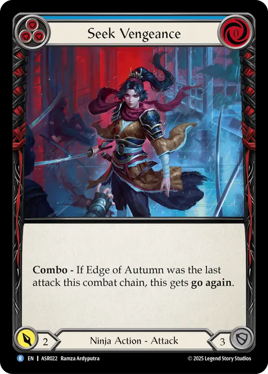 Seek Vengeance Blue