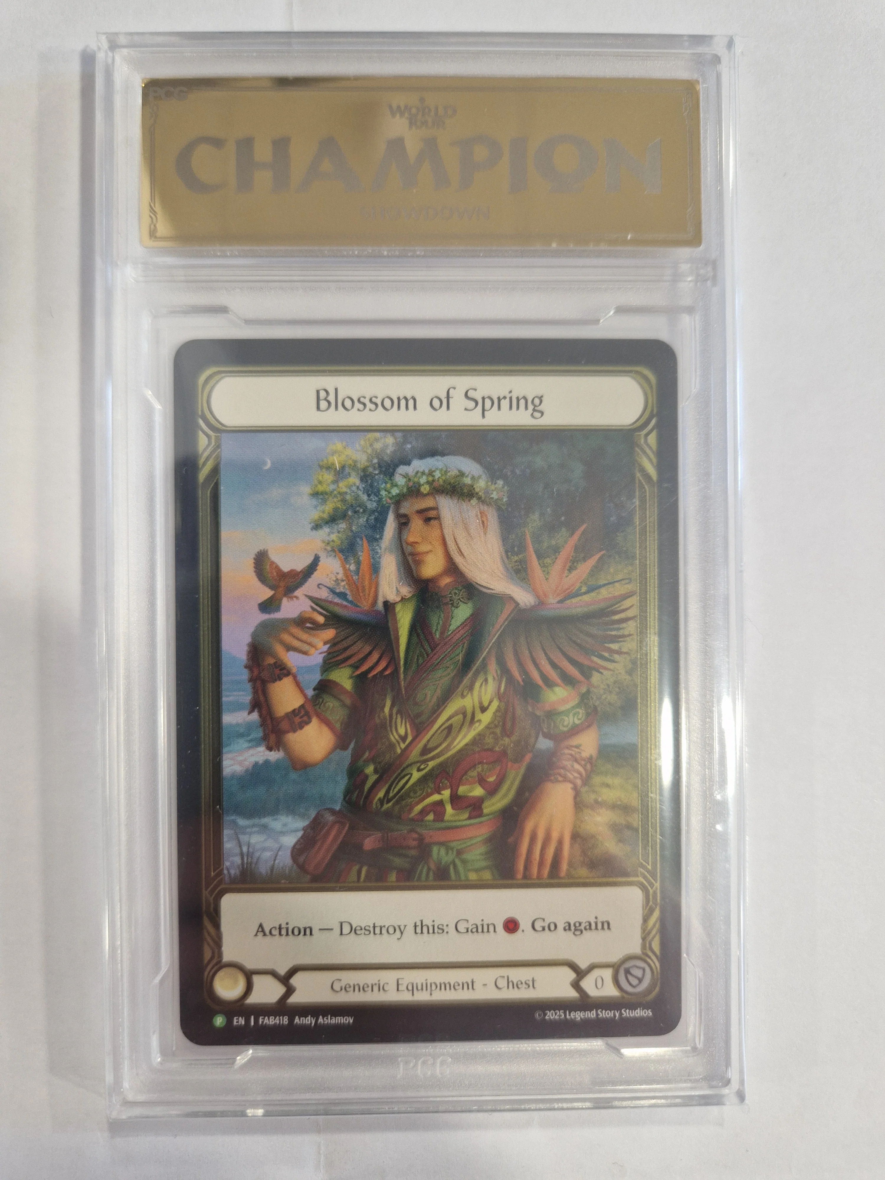 FAB Slab - Blossom of Spring Gold Cold Foil PCG 9.5