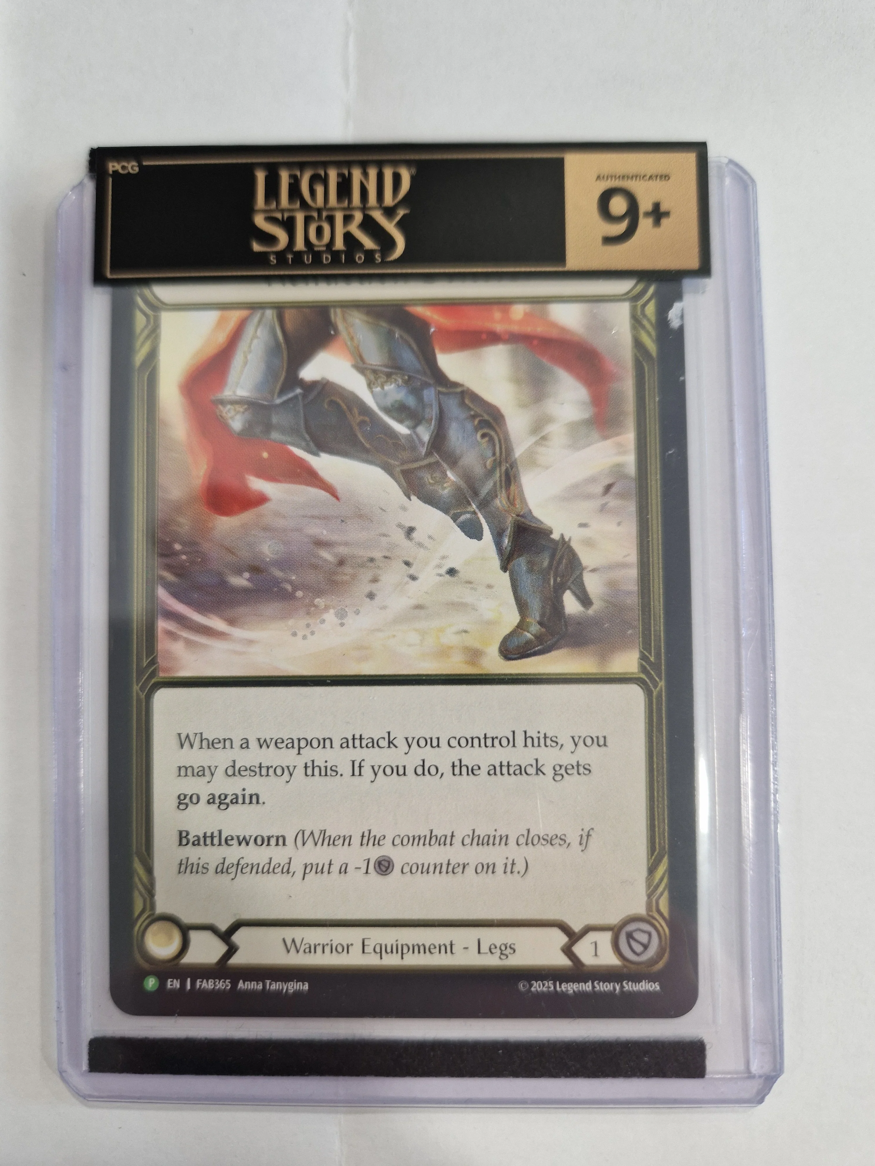 FAB Slab - Refraction Bolters Gold Cold Foil Toploader
