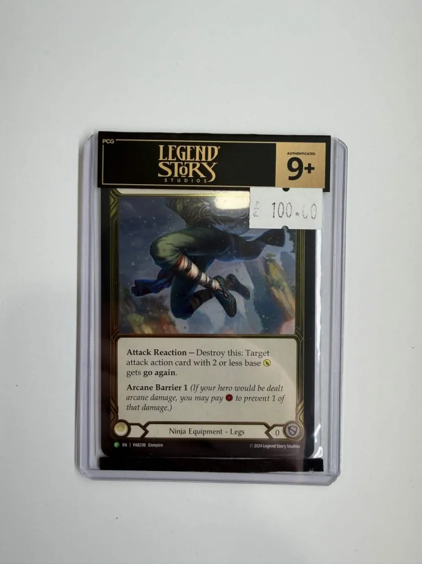 FAB Slab - Tide Flippers Gold Cold Foil Toploader