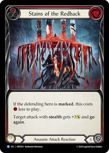 Stains of the Redback (Red)