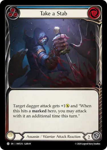 Take a Stab (Blue)