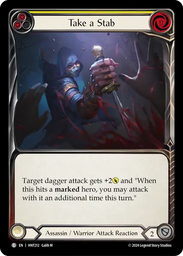 Take a Stab (Yellow)