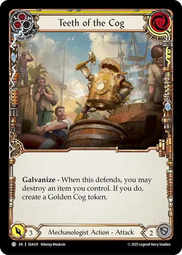 Teeth of the Cog (Yellow)