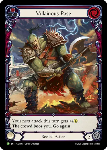 Villainous Pose (Red) - Image 2