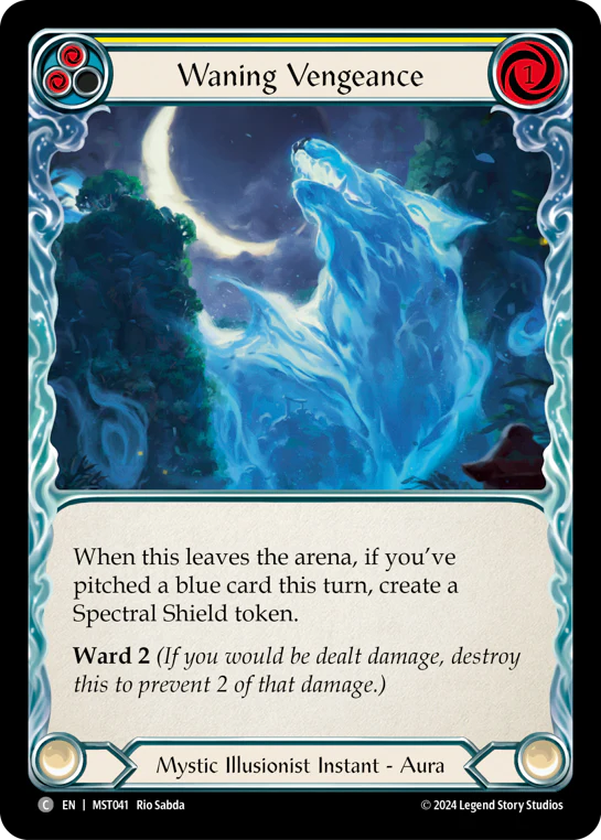 Waning Vengeance (Yellow)