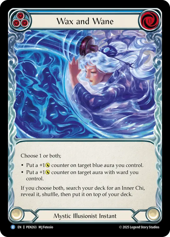 Wax And Wane (Blue)