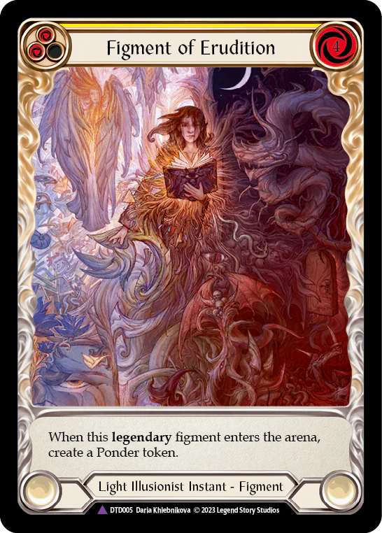 Figment of Erudition (Yellow) // Suraya, Archangel of Erudition