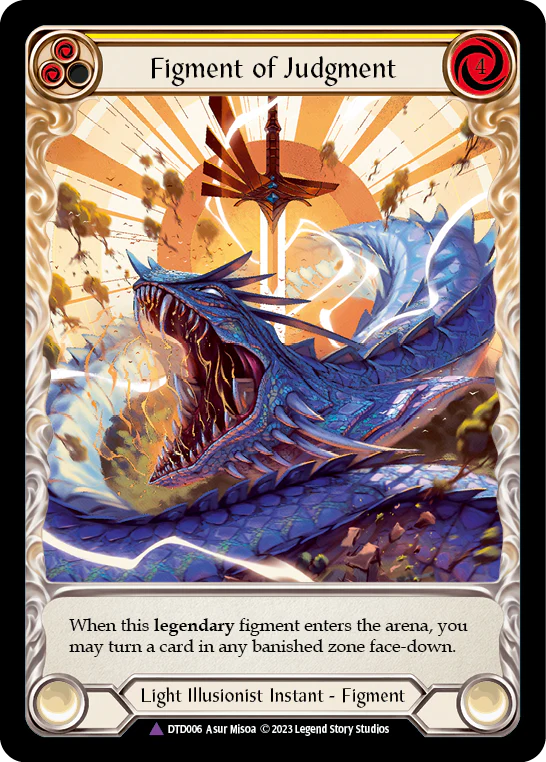 Figment of Judgment (Yellow) // Themis, Archangel of Judgment