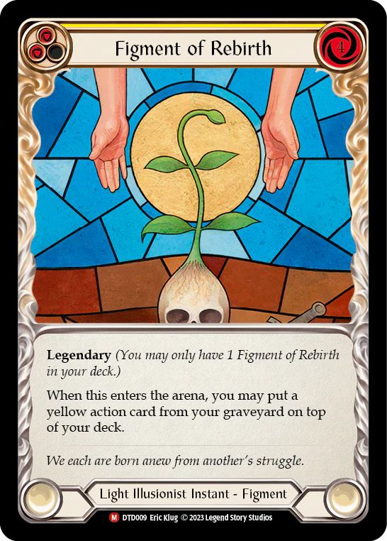 Figment of Rebirth (Yellow) // Avalon, Archangel of Rebirth