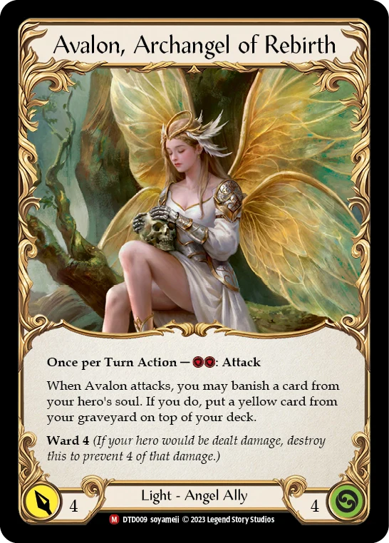 Figment of Rebirth (Yellow) // Avalon, Archangel of Rebirth - Image 4
