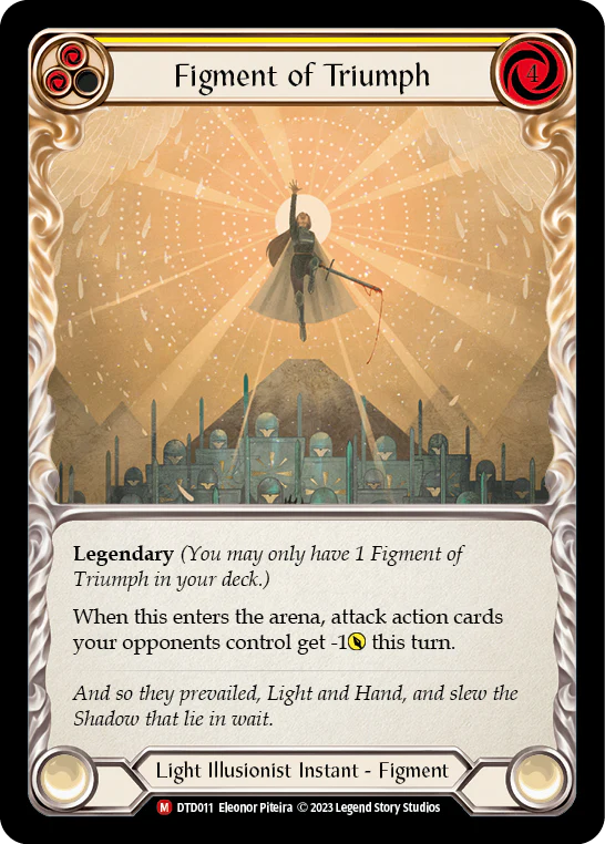 Figment of Triumph (Yellow) // Victoria, Archangel of Triumph - Image 4
