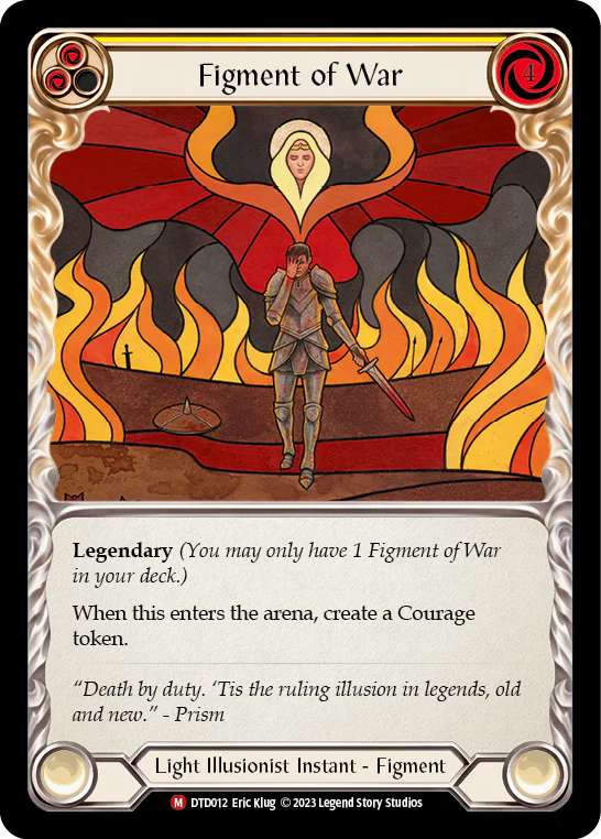 Figment of War (Yellow) // Bellona, Archangel of War