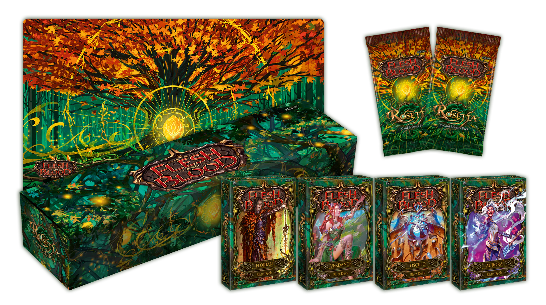 Flesh and Blood TCG Rosetta Blitz Deck Collection