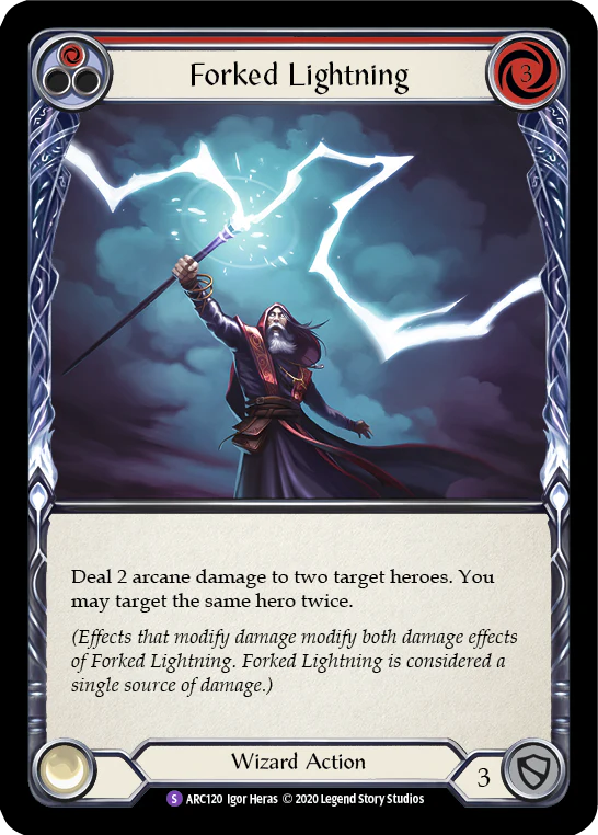Forked Lightning (Red)