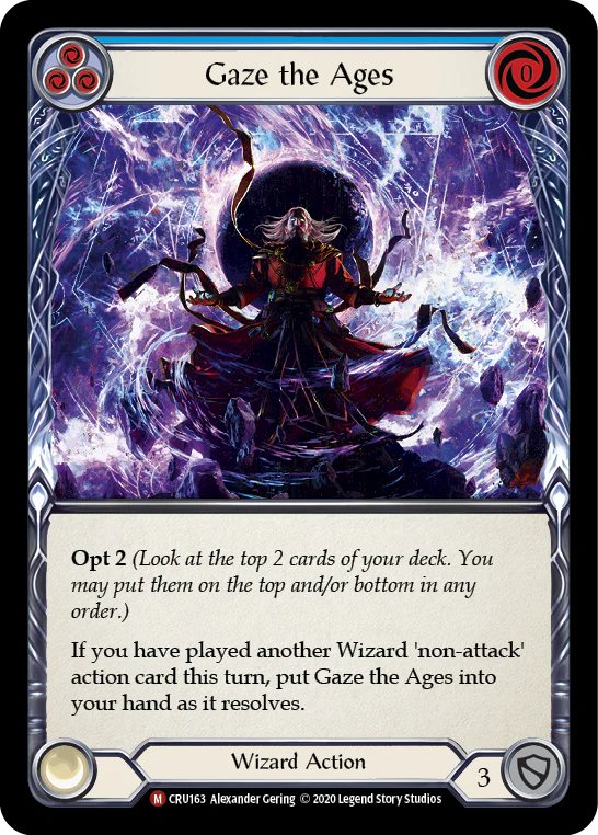 Gaze the Ages (Blue)