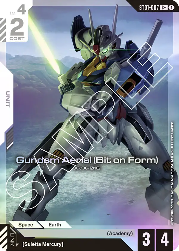 Gundam Aerial Bit on Form - Image 2