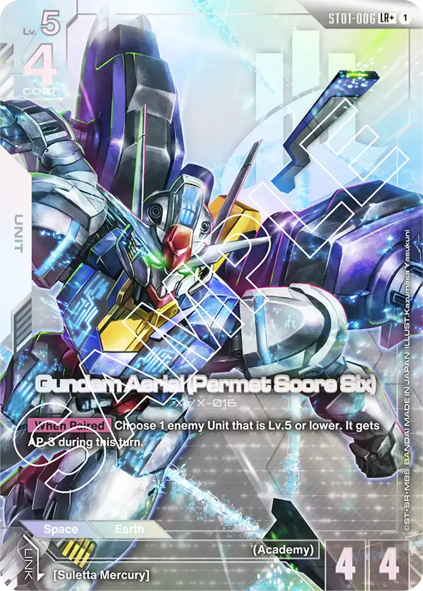 Gundam Aerial Permet Score Six - Image 2
