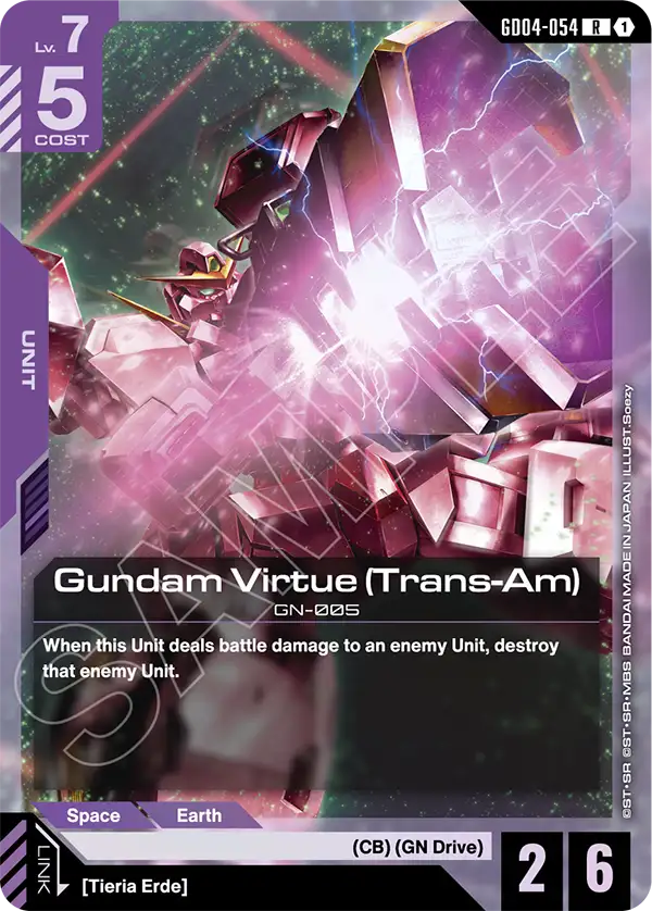 Gundam Virtue Trans Am