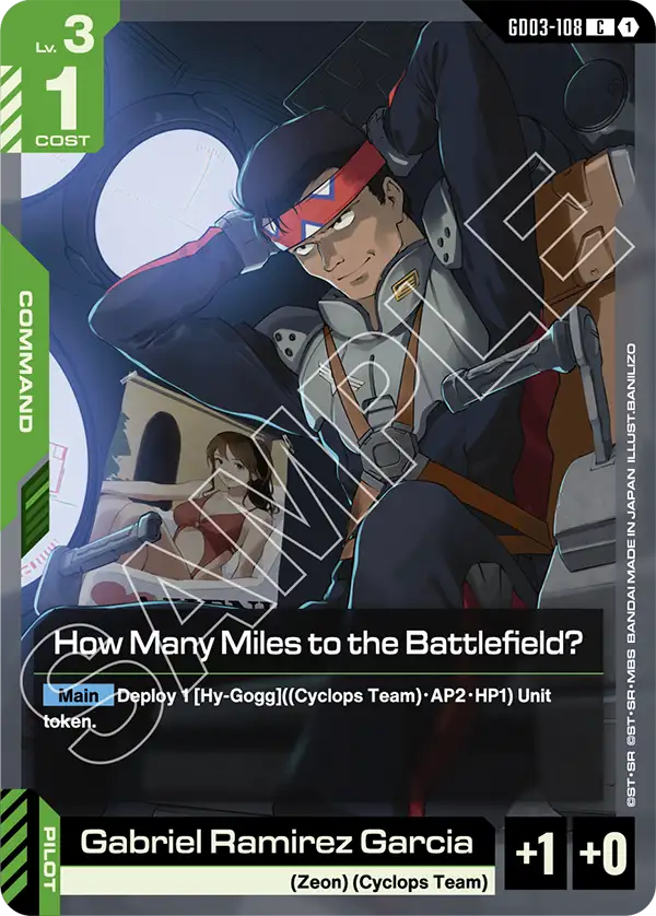 How Many Miles to the Battlefield