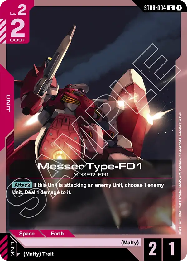 Messer Type F01 ST08-004