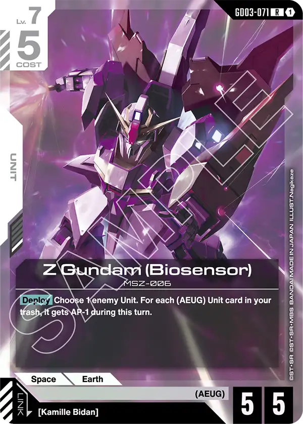 Z Gundam Biosensor