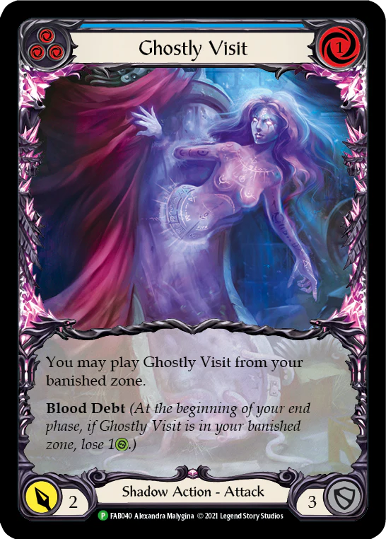 Ghostly Visit (Blue)