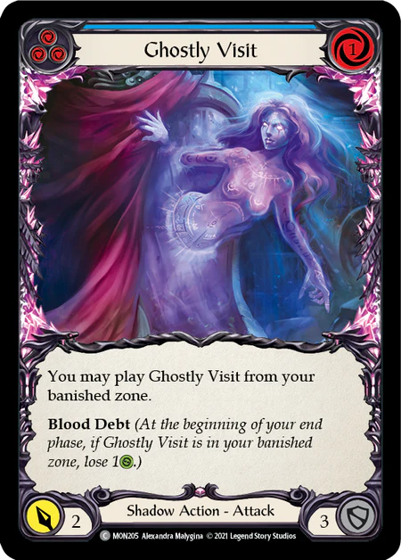 Ghostly Visit (Blue) - Image 2