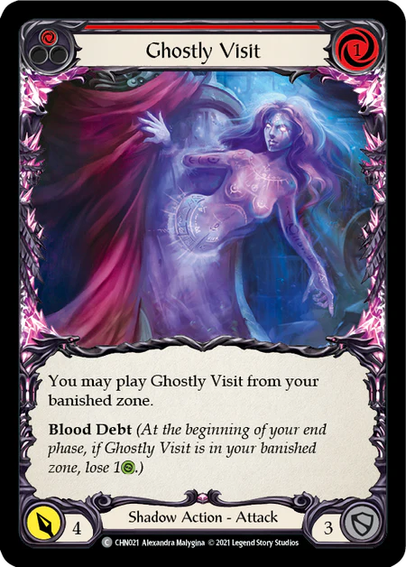 Ghostly Visit (Red) - Image 2