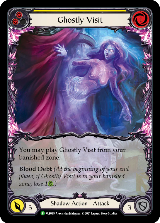 Ghostly Visit (Yellow)