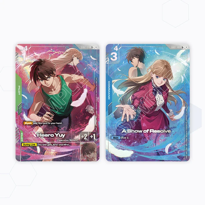 Gundam Card Game Premium Accessory Set -Mobile Suit Gundam Wing- [PB01] - Image 2