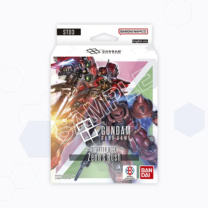 Gundam Card Game - Starter Deck (ST03) Zeon's Rush