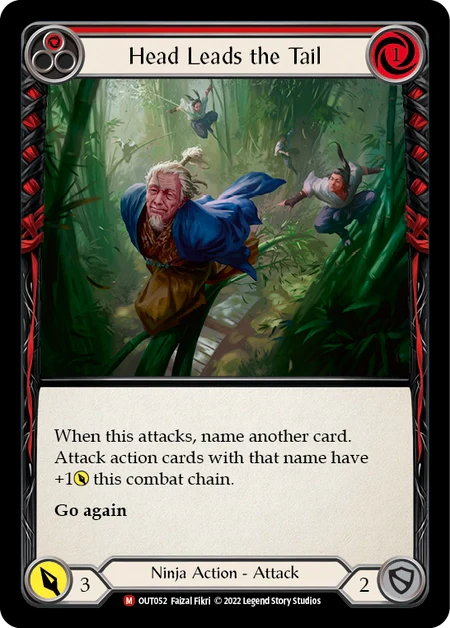 Head Leads the Tail (Red)