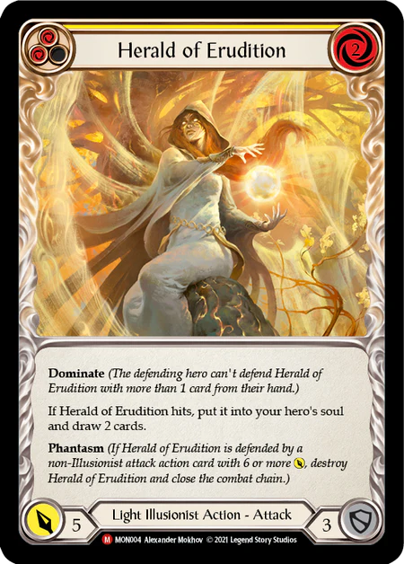 Herald of Erudition (Yellow)