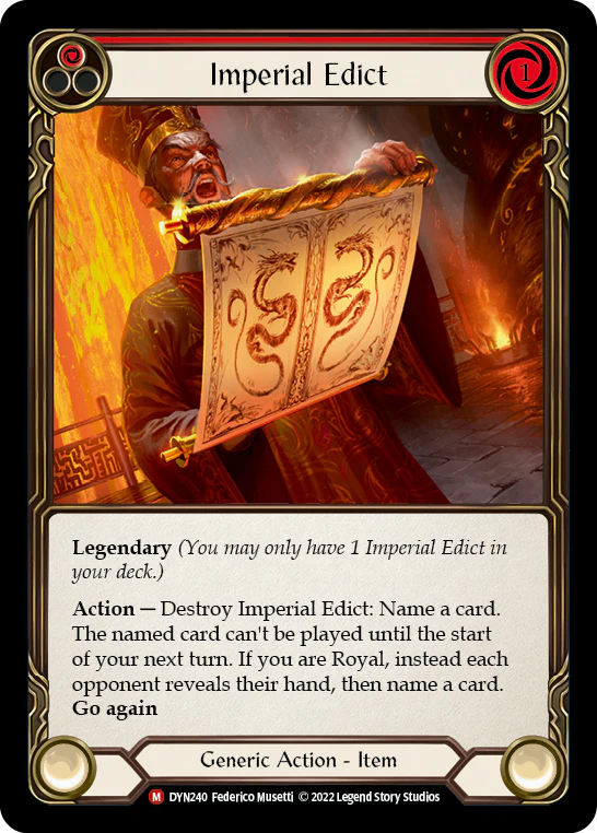 Imperial Edict (Red)