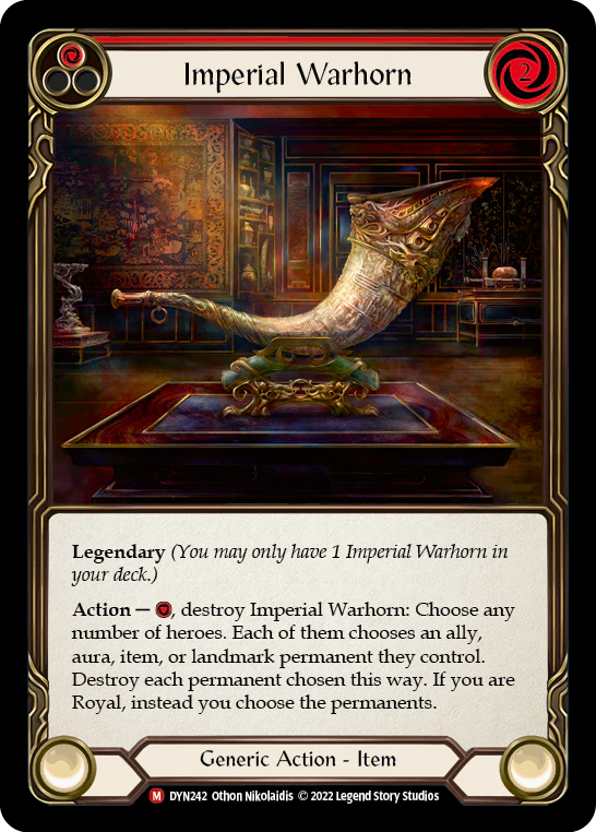 Imperial Warhorn (Red)