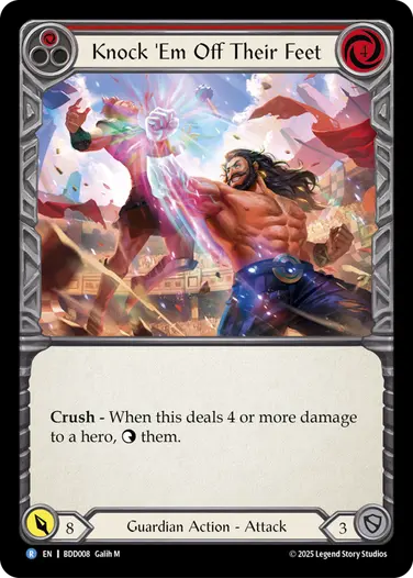 Knock 'Em Off Their Feet (Red)