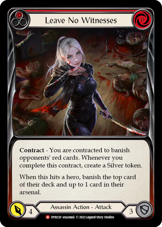 Leave No Witnesses (Red)