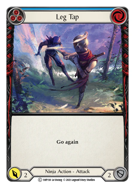 Leg Tap (Blue)