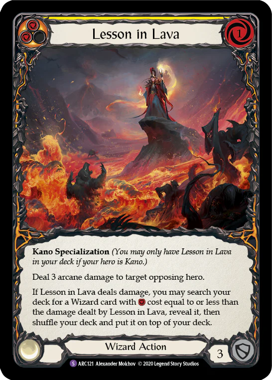 Lesson in Lava (Yellow)