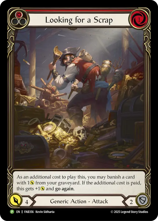 Looking for a Scrap (Red) - Image 2