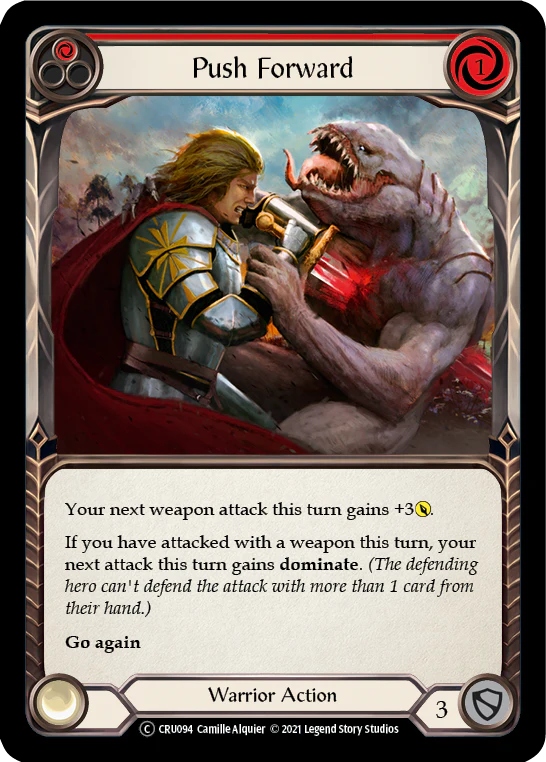 Push Forward (Red)