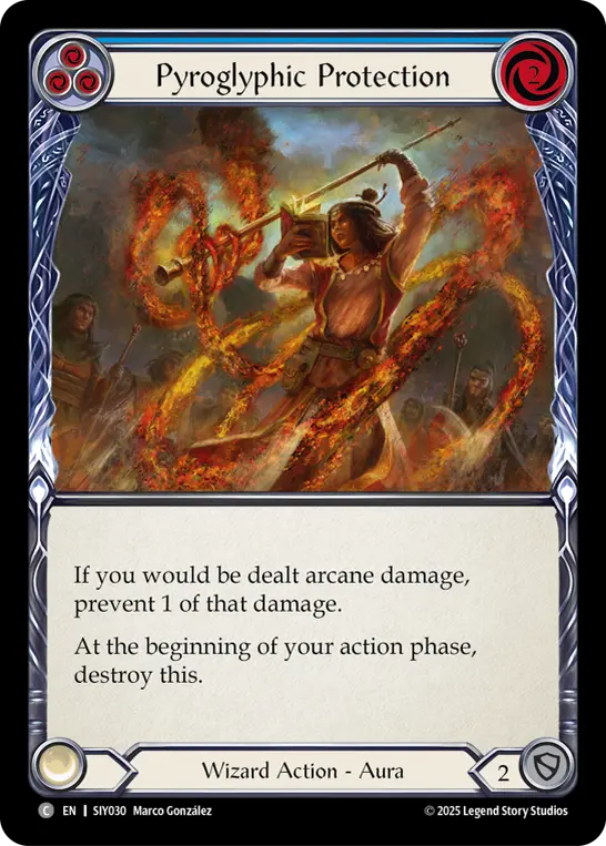 Pyroglyphic Protection (Blue) - Image 2