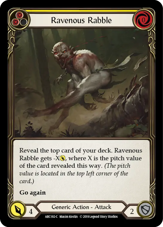 Ravenous Rabble (Yellow) - Image 3