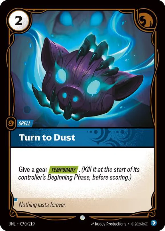 Turn to Dust