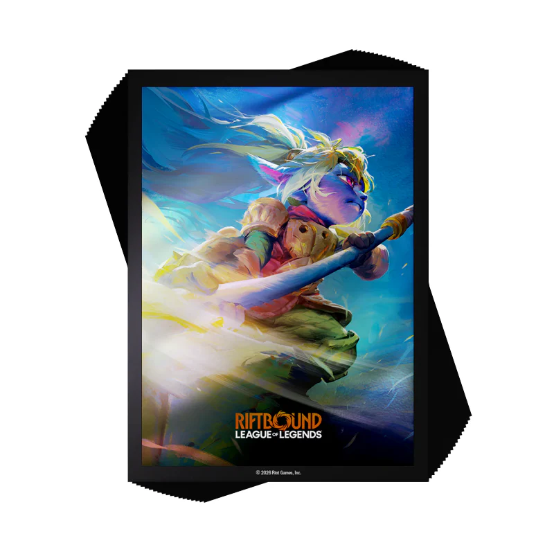 Riftbound: League of Legends - Unleashed Art Sleeves Poppy, Keeper of the Hammer